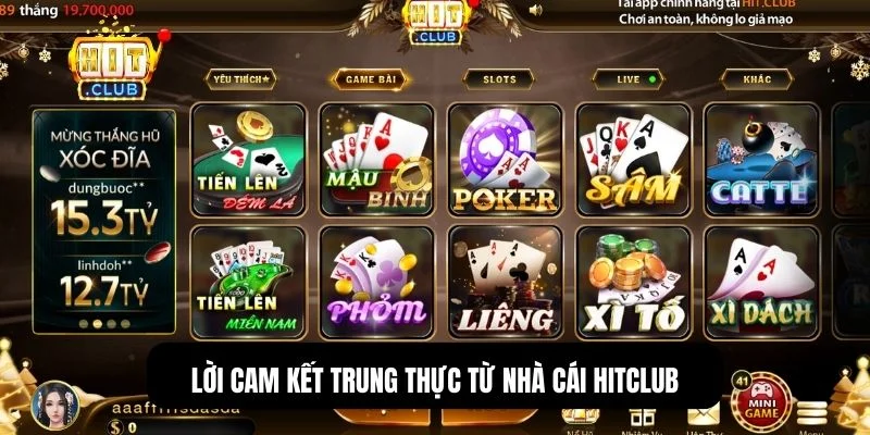 Cam kết minh bạch của Hitclub với người chơi