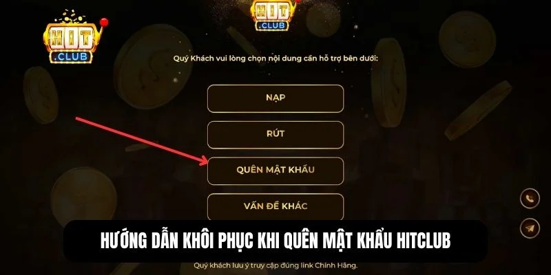 Quên mật khẩu Hitclub