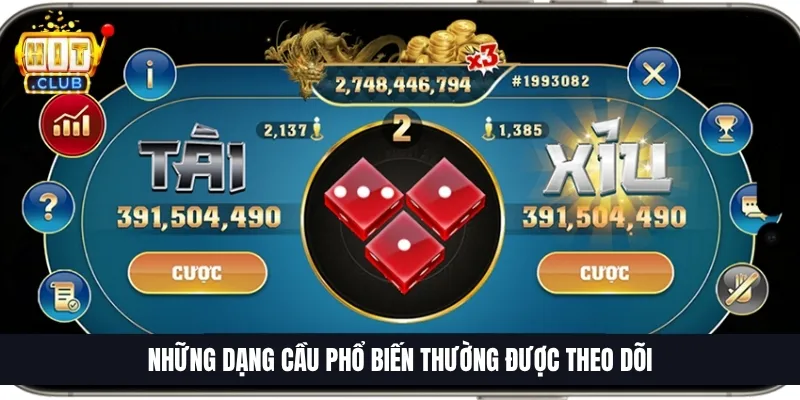 Những dạng cầu phổ biến thường được theo dõi
